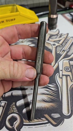 hiding under severe rust, Snap-On PPC108A 1/4 pin punch.👍🍻