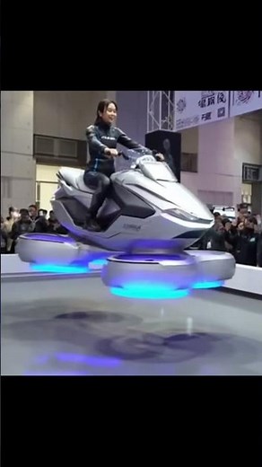 Presentation of a flying motorcycle Auto show in China
