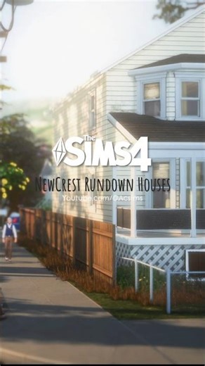 Rundown House NewCrest Save file😌#thesims4 #thesims #sims4 #sims4cc #sims #thesims4speedbuild