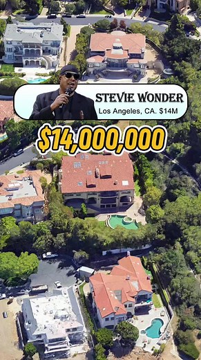 Stevie Wonder’s $14 million mansion in Bel Air#steviewonder #belair #mansion #celebrityhouse #Home #house Celebrity House | celebrity.house01