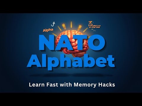 Learn the NATO phonetic alphabet in 10 minutes!