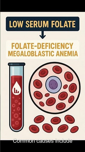 Low Serum Folate Indicates Folate-Deficiency Megaloblastic Anemia | NEET PG GOLD