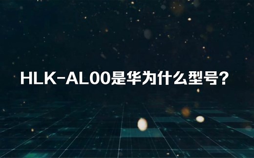 HLK- AL00是华为什么型号的手机？