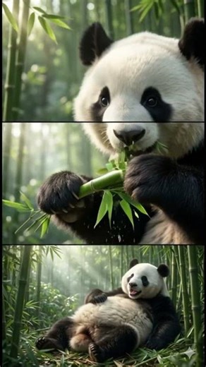 How a Giant Panda Eating Bamboo Heals You? 🎋