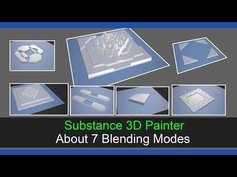 Substance 3D Painter About 7 Blending Modes