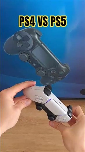 PS4 VS PS5 CONTROLLER #ps5 #nostalgiaplaystation #playstation