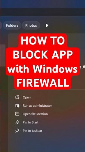 How to Block & Prevent an App from Accessing the Internet using Windows Defender Firewall #tech