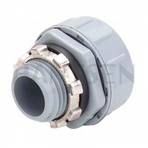 [Hot Item] UL PVC Liquid Tight Flexible Conduit Straight Connector Non-Metallic