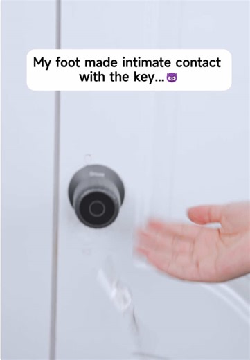 So my keys tried to escape. 🗝️💨 I “helped” with a kick. 👟That walk-away feeling? Pure freedom. 🕊️No clutter, no search. Just tap, code, or fingerprint.This is living light. This is GHome Smart Lock. 👇#NewYear #smartlock #tiktokshopholidayhaul #ghome #homeimprovement