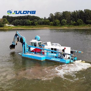 [Hot Item] Amphibious Multi-Functional Dredger for Swamp Dredging Excavating Piling Raking Julong Manufacture