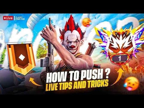 free fire 🔥 live stream 🔴 rank push💪