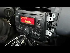Wie man den Radio-Code für den Dacia Duster findet und eingibt. - Dacia Duster (MK 1, HS)