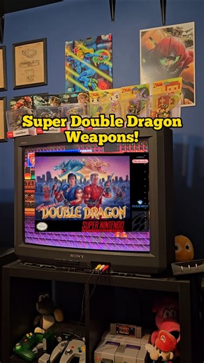 Super Double Dragon Weapons! #doubledragon #snes #retrogaming
