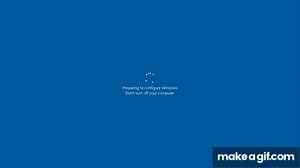 Windows 10 update screen prank (1 hours the best 4K quality in the YouTube). on Make a GIF