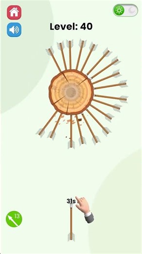 Trying Luck by Throwing Arrows Rapidly - Arrow Hit Game in Tiny Games - Offline Collection | Play