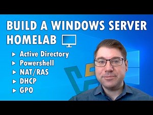 Build a Windows Server Home Lab | Active Directory + NAT/RAS + DHCP