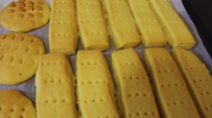 Best homemade shortbread cookies/fingers with only four(4) inggredients | @Veeba's kitchen. | Veeba's Kitchen