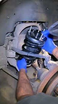 CADILLAC ESCALADE QUICK FRONT SHOCK REPLACEMENT #cars #fypシ #diy