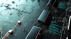 Technology background/Technology background of the abstract computer motherboard, can be used in the description of technological processes, science.