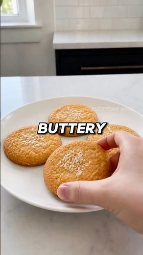 Buttery Coconut Cookies?! 🥥🍪 Soft, Golden & Easy!