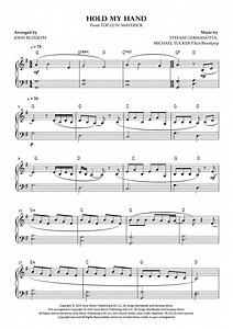 Hold My Hand by Lady Gaga - Piano Solo - Early Intermediate Digital Sheet Music | Sheet Music Plus