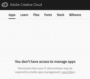 Restoring the missing Adobe Creative Cloud Apps tab - Windows Bulletin