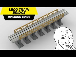 LEGO Train Bridge MOC Build + Instructions