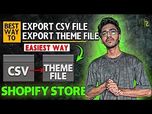 How To Import/Export Shopify Themes and Products 2024 | Download Or Upload Themes