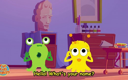 小怪兽英语儿歌 Hello, What's Your Name Song?