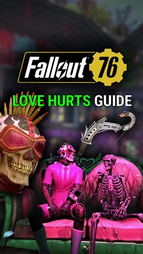 🎮 FALLOUT 76: LOVE HURTS EVENT GUIDE ☢️ Get the Piercing Love bow & Don Pedro rifle mods FAST! Week 1️⃣ - Chlorine bags, Med-X farming, Psycho crafting Week 2️⃣ - RadAway collection, plant gathering, Mentats Event runs Feb 3-17 | Don't miss these exclusive items! #Fallout76 #GamingGuide #LoveHurts #BethesdaGames #wastelandsurvival