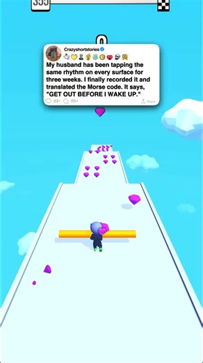 My husband has been tapping the same rhythm on every surface for three weeks. I finally recorded it and translated the Morse code. #reddit #redditread