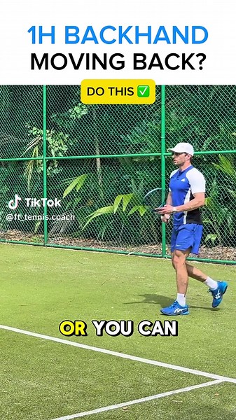 Master One-Handed Backhand Footwork in Tennis