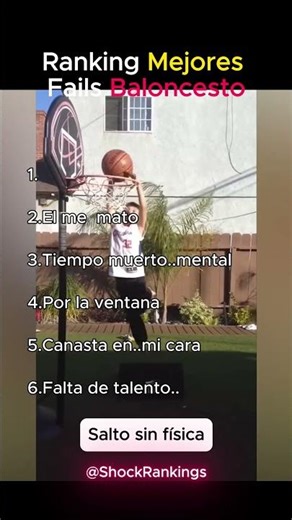 Ranking Fails Graciosos Baloncesto🏀