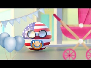 The Birth of The USA (Countryballs)