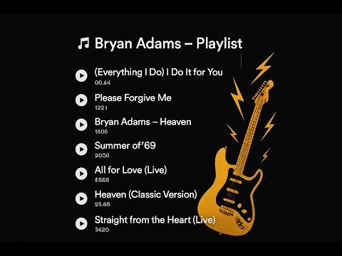 Bryan Adams Greatest Hits 2025 🎵 Full Album for Fans & Music Lovers