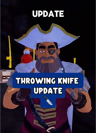 Throwing Knife Update for Shell VR Game Now Available
