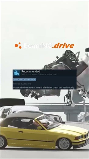 Best Steam Reviews of BeamNG.drive! (Part 2) #gaming #steam #beamngdrive