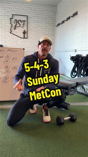 ✅ Comment FREE for a 100% Free Week Trial of My App ⬆️ 27 Full Programs to pick from, my personal weekly workouts updated each Sunday and over 2K video library access 🌞 5-4-3 Sequence Sunday MetCon 🏋️‍♀️ 🥵🥵🥵 Full breakdown inside the video 💪 As always any questions just ask. See you savages inside the app > https://jeremyscottfitness.app 📍 Located in North Scottsdale 📲 DM to reserve your spot or try our FREE 7-day trial in the JSF App #MetConWorkout #ScottsdaleFitness
