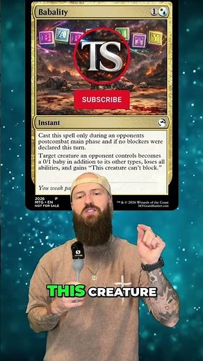 Turn Opponents Creatures Into Babies With 'BABALITY'! | Custom MTG [Mortal Kombat]