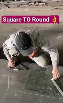 layout of square to round #everyone #highlights #welding #weldingprocess #fabrication