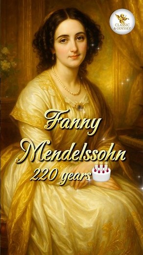 220th Anniversary🎂 of the birth of Fanny Mendelssohn Hensel #classicalmusic #pianomusic #calmmusic