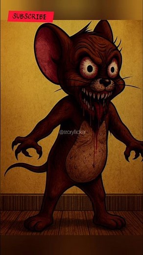 Horror version of Tom and Jerry charactes horror stories #creepy #scary #horrorEver#cartoon