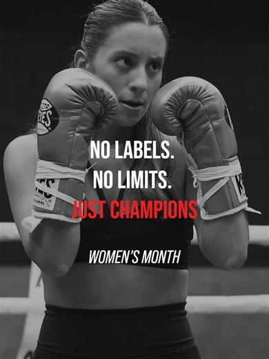 This Women’s Month, we celebrate the fighters, the dreamers, and the champions who continue to break barriers every day. No labels. No limits. Just champions. Women’s Month. #boxing #cletoreyes #womens