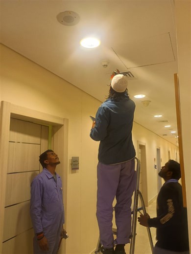 GROW AND CONNECT 💯 | Fire alarm testing in Amiri hospital Kuwait | Facebook