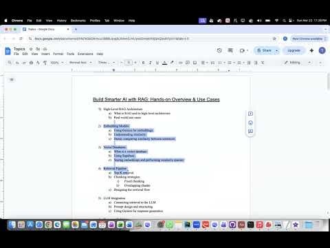 RAG Course Overview: What You’ll Learn (Step-by-Step Roadmap)