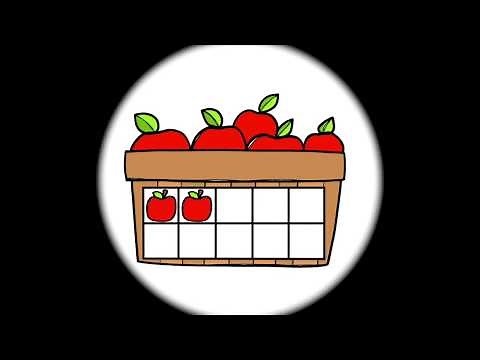 Subitizing Video: Apple Subitizing Video SLOW VERSION