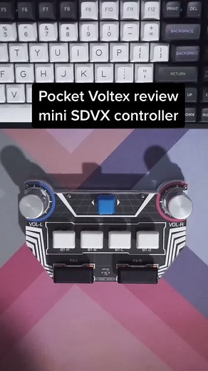 Sound Voltex Pocket Voltex controller quick review! #sdvx #soundvoltex #rhythmgame