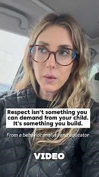 Respect isn’t something you can demand from your child. It’s something you build.