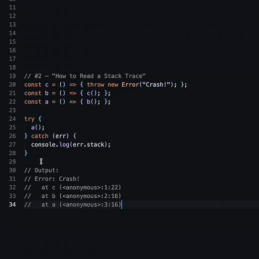 How to Read a Stack Trace || #coding #frontendcourse #programminglanguage