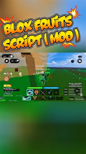 BLOX FRUITS REDZ HUB SCRIPT ( Mod ) #bloxfruits #bloxfruitsscript #fyp #roblox #shorts